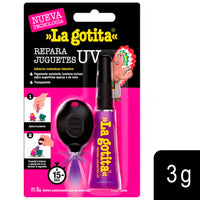 Gotita 瞬干胶，紫外线固化，玩具用，3毫升