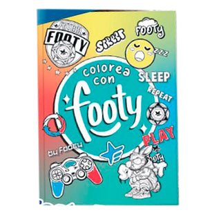 Libro Generico p/ Colorear Footy Boys
