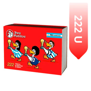 Fosforos Tres Patitos De Madera  222 u