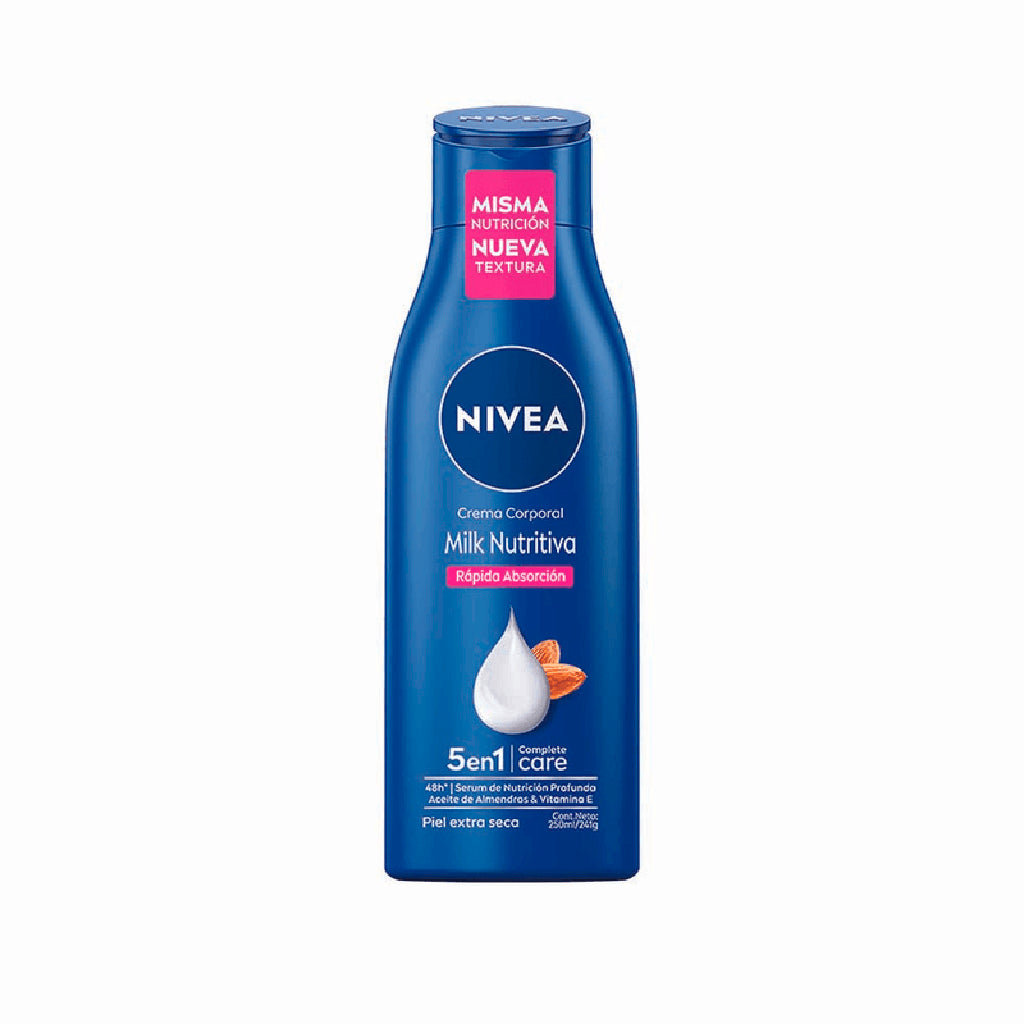 Crema Corporal Nivea Hidratante Nivea Milk Nutritiva 5 En 1  400 ml
