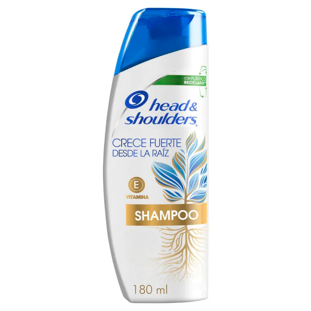 Shampoo Head & Shoulders Crece Fuerte Desde la Raiz 180 ml
