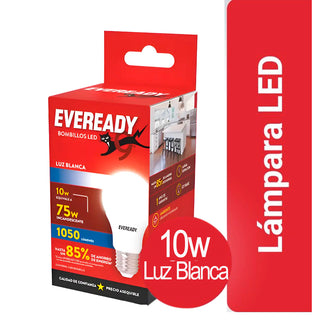 Lampara Eveready Foco Led Luz Blanca 10 w