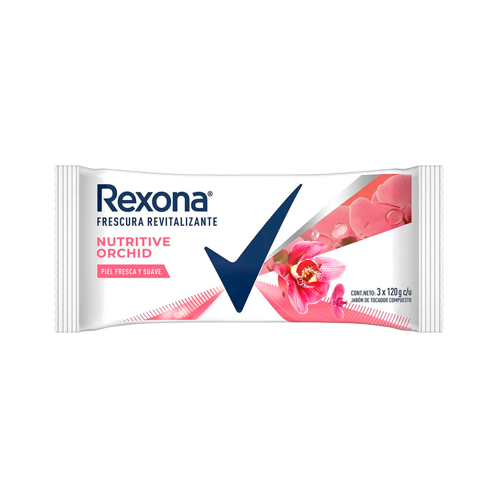 jabon Tocador Rexona Nutrit orchid 120gr