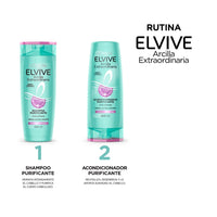 Shampoo Elvive Arcilla Extraordinaria Purificante 400 ml