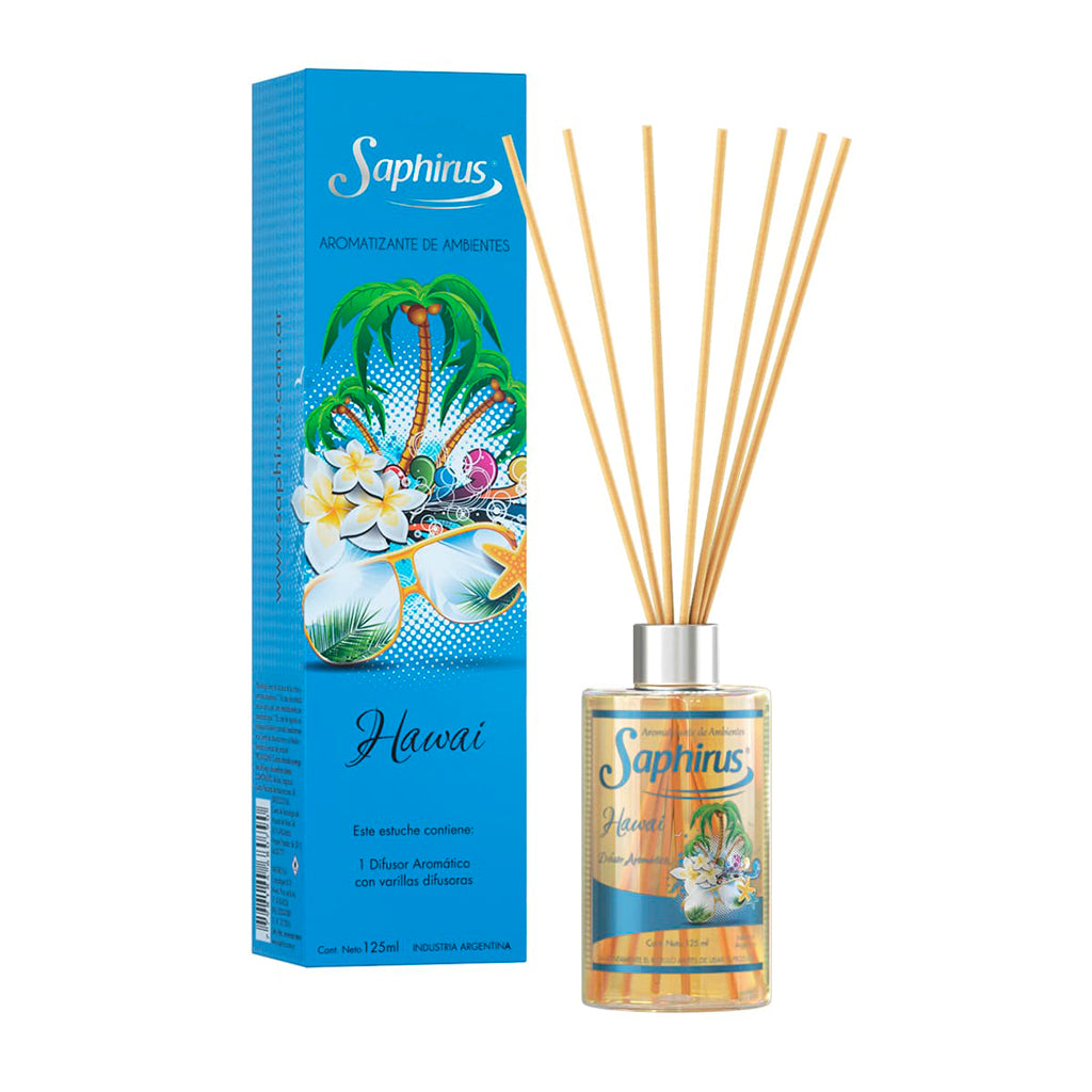 Aromatizante Difusor Saphirus Bambu Hawai 125 ml