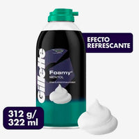 Espuma Afeitar Gillette Foamy Mentol 312gr