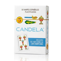 Naipes Candela Españolas Plastificadas 50 Cartas