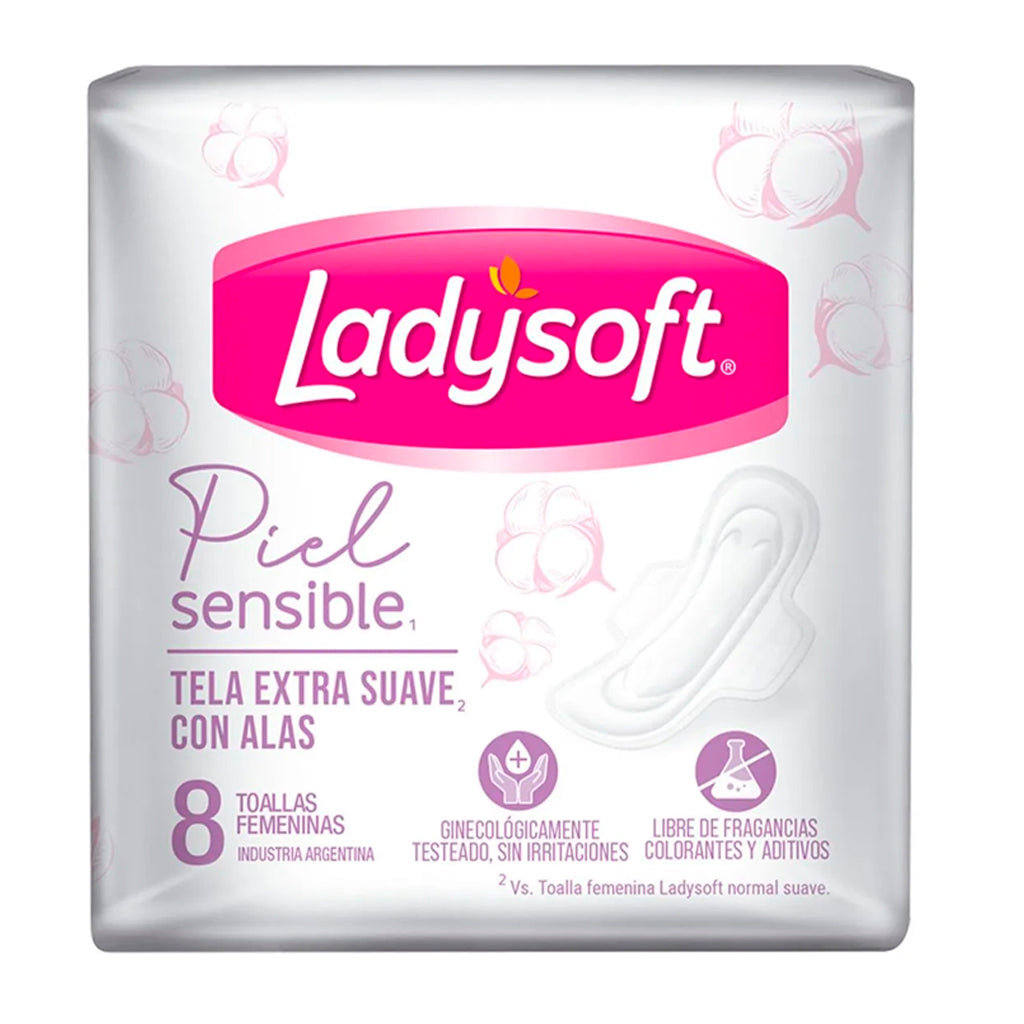 Ladysoft 敏感肌护翼卫生巾 8片