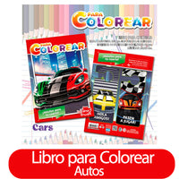 Libro Generico p/ Colorear Autos