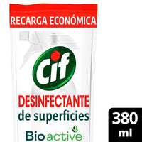 Desinfectante Repuesto Cif Bioactive de Superficies 380 ml
