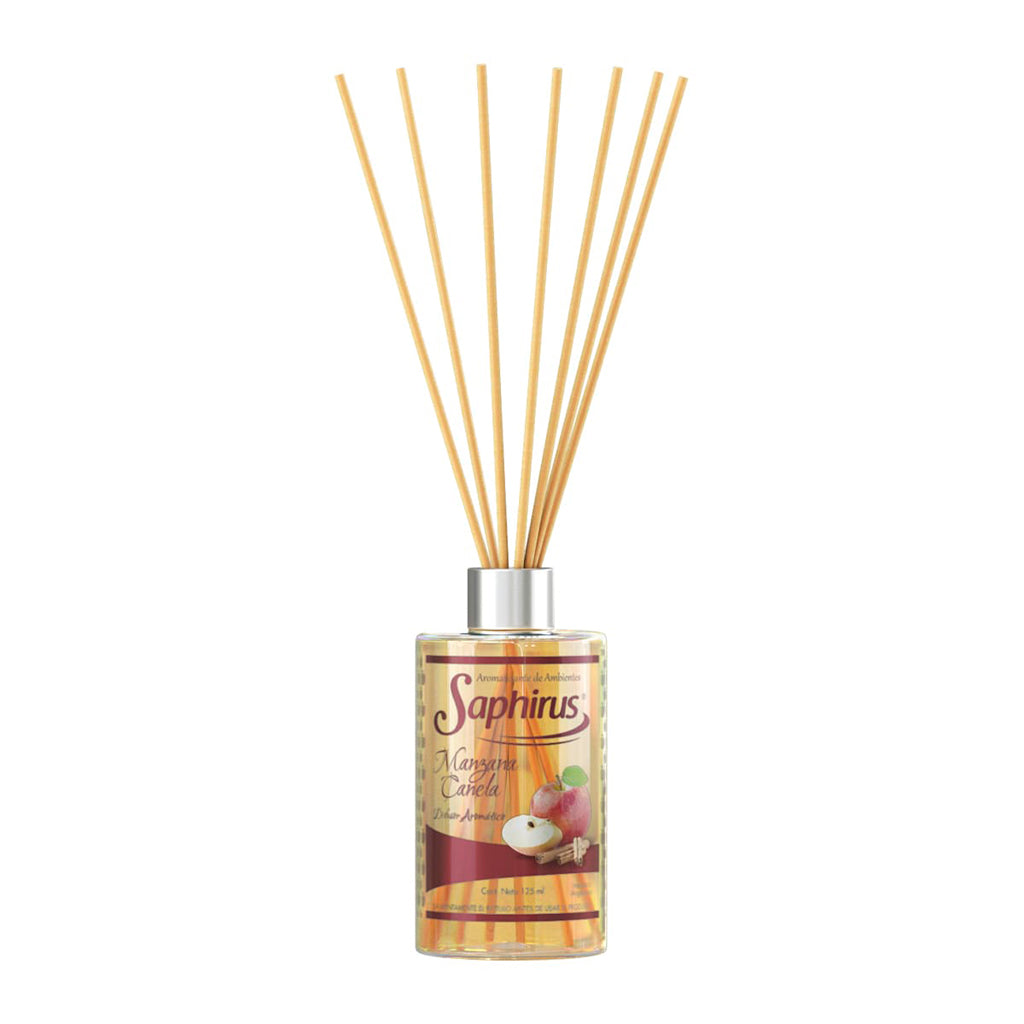 Aromatizante Difusor Saphirus Manzana y Canela 125 ml