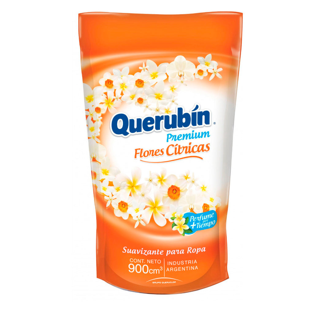 Suavizante Querubin p/Ropa Flores Citricas 900 ml