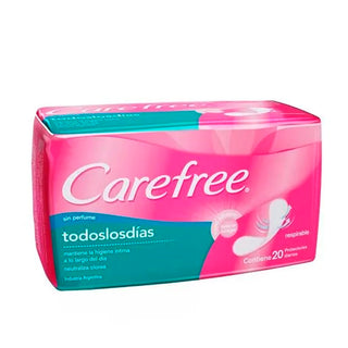 Protectores Diarios Carefree Todos los Días - s/ Perfume 20 u