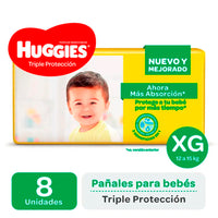 Pañales Huggies Classic 8 u