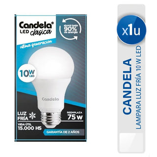 Lampara Led Candela Clasica Fria  9w