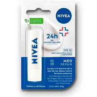 Protector Solar Labial  Nivea Med Repair p/ Labios Secos y Agrietados FPS 20  4,8 g