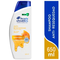 Shampoo Head & Shoulders Anti-Resequedad 650 ml