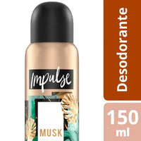 Desodorante Aerosol Impulse Musk 150 ml