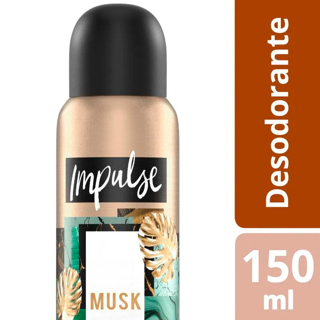 Desodorante Aerosol Impulse Musk 150 ml