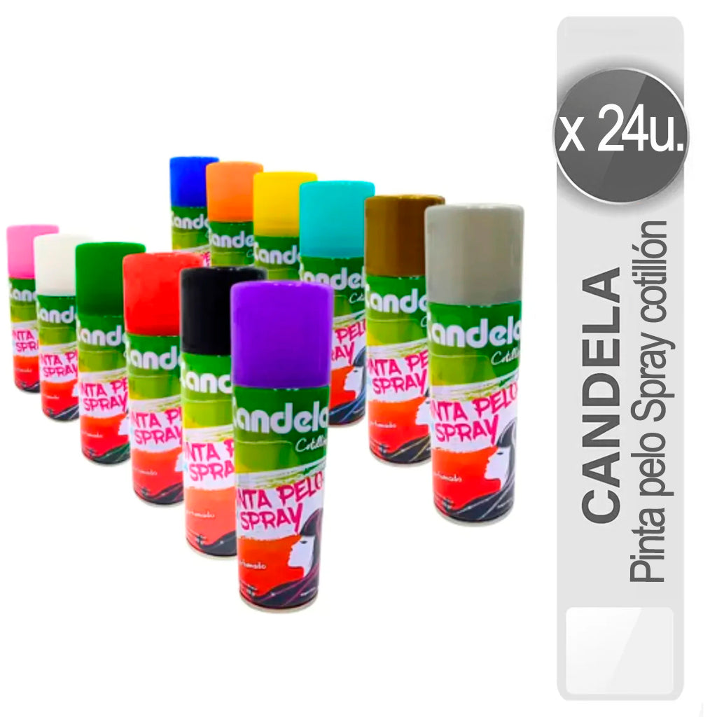 Pinta Pelo Spray Candela Negro  80 g