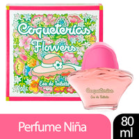 Perfume Coqueterias Flowers Eau de Toilette 80 ml