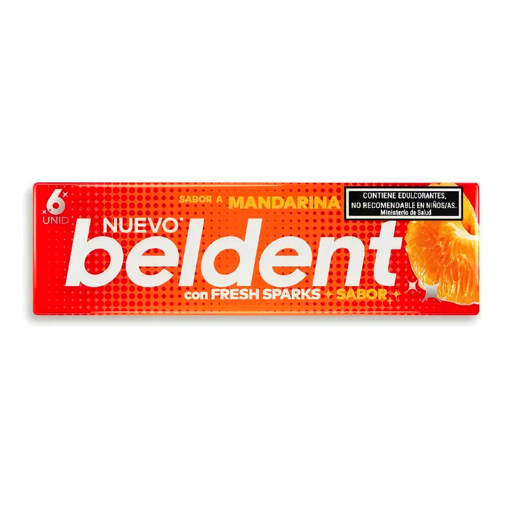 Chicle Beldent Sabor Mandarina 20 u