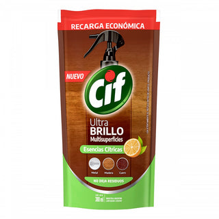 Lustramuebles Repuesto Cif Multisuperficies Ultra Brillo Esencias Citricas 380 g