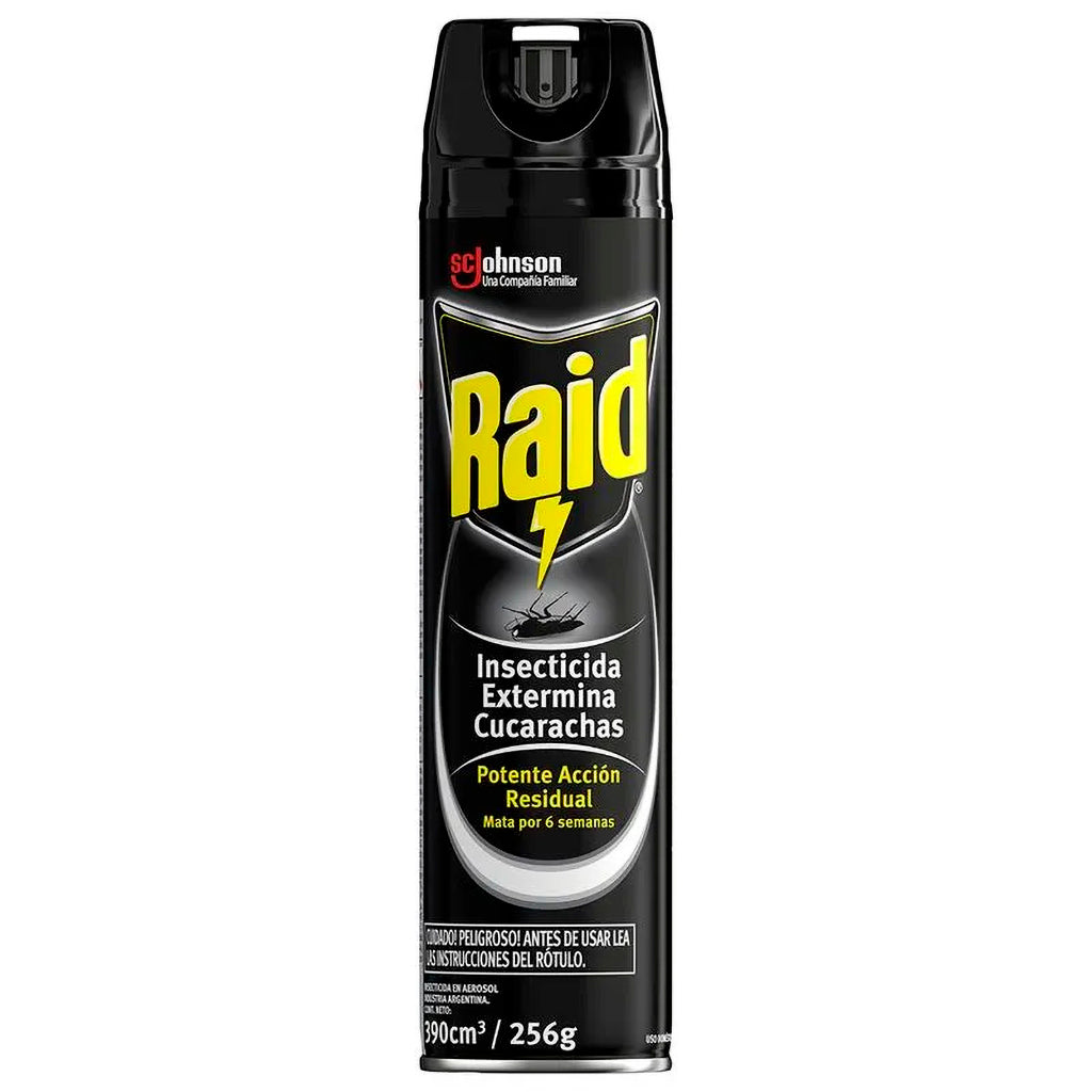 Repelente  Aerosol Raid Mata Cucarachas 360 ml