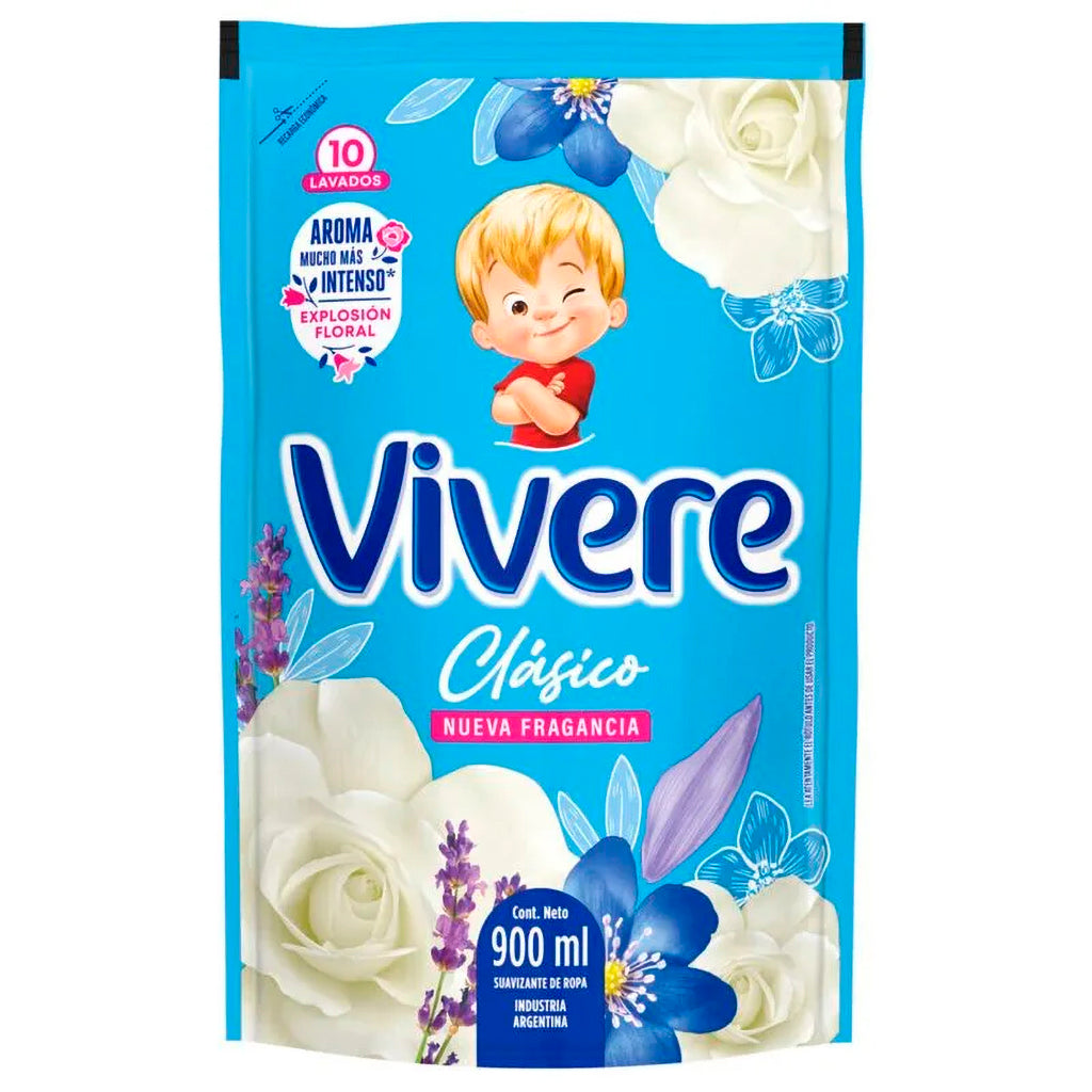 Suavizante Vivere Ropa Clasico  900 ml