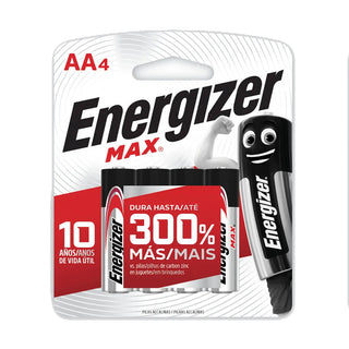 Pila Blister Energizer Bateria Alcalina AA 4 u