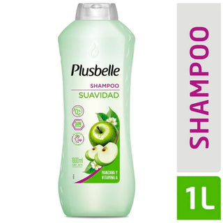 Shampoo Plusbelle Suavidad y Cuidado 1000 ml