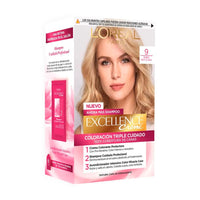Kit De Coloración  Excellence Creme Loreal Paris Tono 9 Rubio Muy Claro 172,5 g