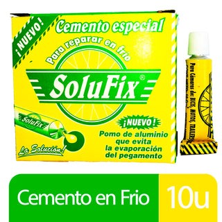 Cemento Especial Solufix p/ Reparar en Frio - Pegamento 10 cm3
