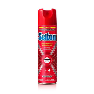 Repelente Aerosol Selton Contra Moscas y Mosquitos  360 ml