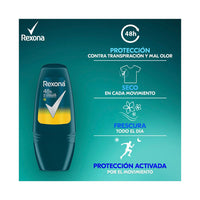 Desodorante  Roll - on Rexona Antitranspirante V8 50 ml
