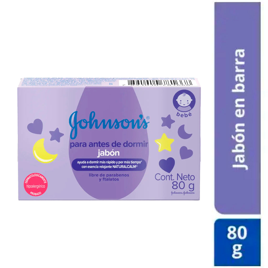 Jabon Tocador Johnsons p/Antes de dormir 80 g