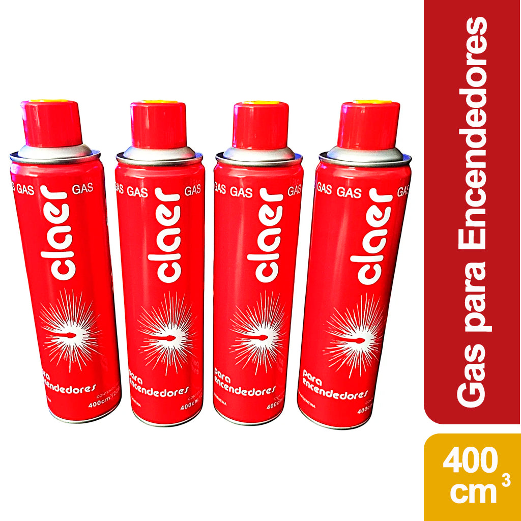 Gas Claer p/ Encendedores  400 cm3
