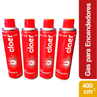 Gas Claer p/ Encendedores  400 cm3