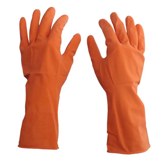 Guantes Limpieza Naranja Mortimer Extra Fuertes Talle M 1 par