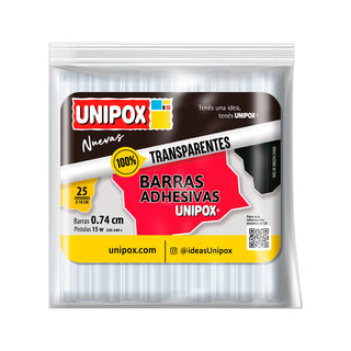 Barra Silicona Unipox 0,74 cm x 10 cm 25 u