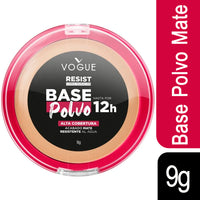 Base Polvo Vogue Resist Larga Duracion Acabado Mate 9 g