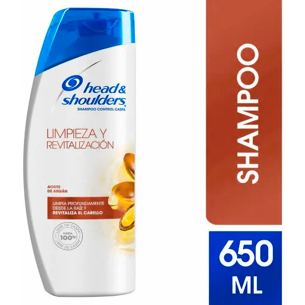 Shampoo Head & Shoulders Limpieza Y Revitalizacion 650 ml