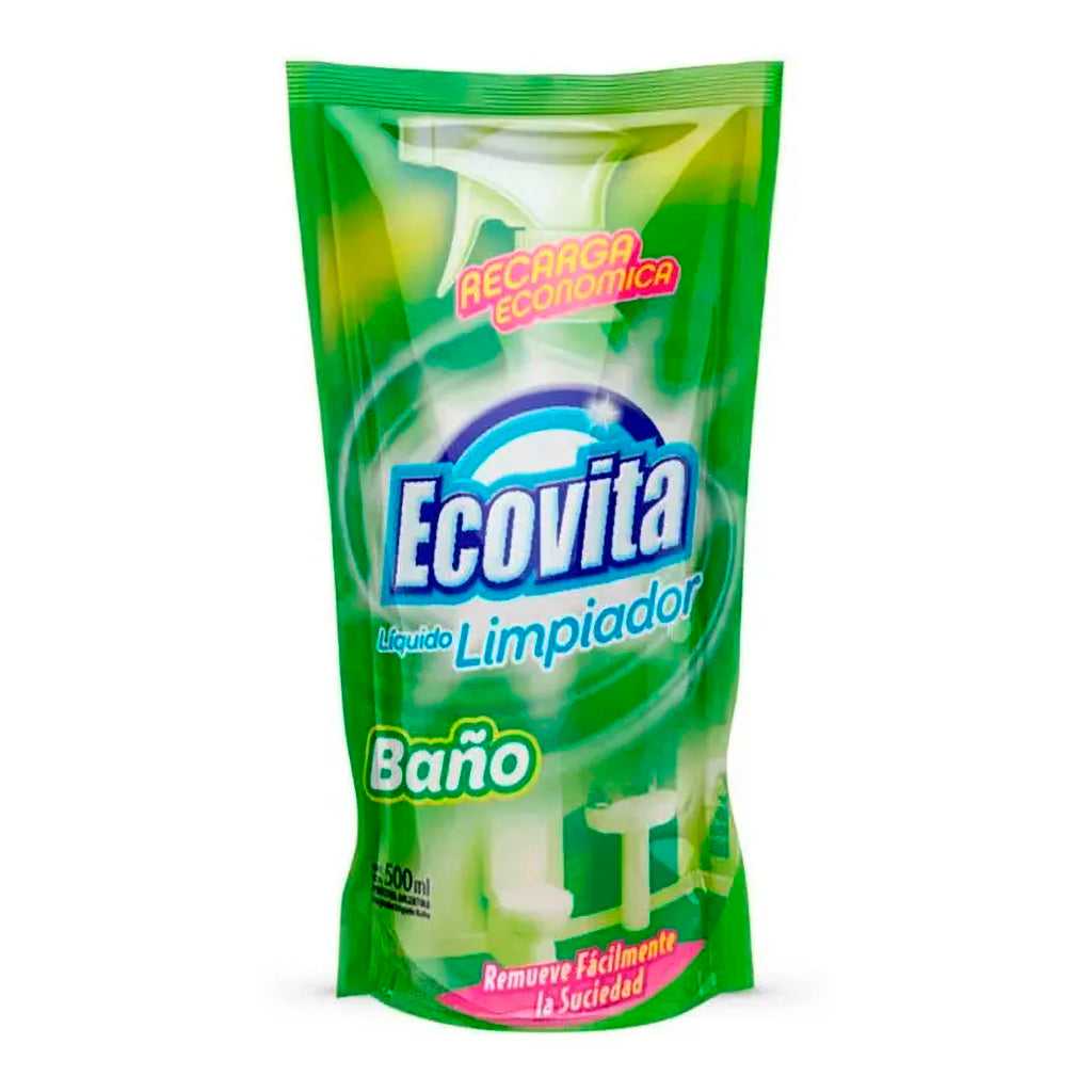 Limpiador Repuesto Ecovita p/ Baño 500 ml