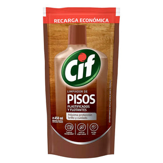 Limpiador de piso Repuesto Cif Plastificados y Flotantes 450 ml