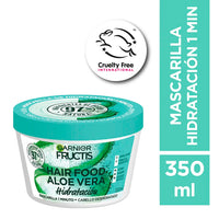 Mascarilla deTratamiento Capilar Fructis Hair Food Aloe Vera Hidratacion 350 ml