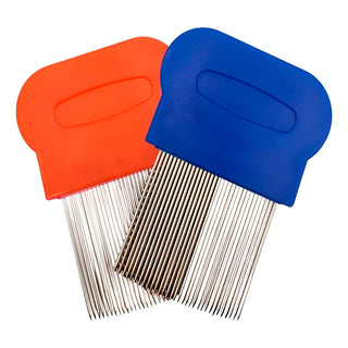 Peine Fino Terminator Antipiojos - Liendres Desmontable de Acero Inoxidable