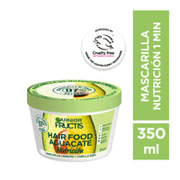 Mascarilla deTratamiento Capilar Fructis Hair Food Aguacate Nutricion 350 ml