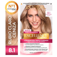 L'Oréal Paris 卓韵霜染发剂套装 8.1 浅亚麻金 172.5g