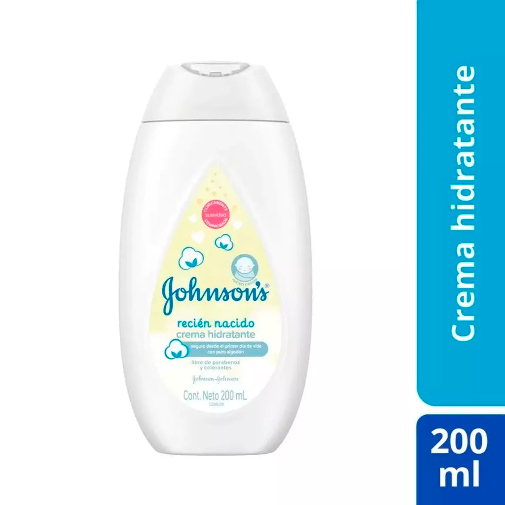 Crema Johnsons Hidratante Recien Nacido  200 ml