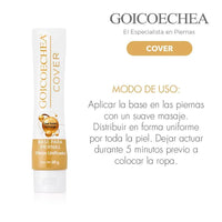 Goicoechea Cover 腿部专用底霜 - 均匀肤色 100 克